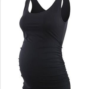 Black maternity dress